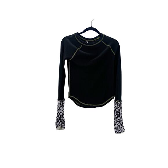 Free People Women's Shes Reversible Cuff Top in Black at Nordstrom, Size M NWT - Picture 5 of 12